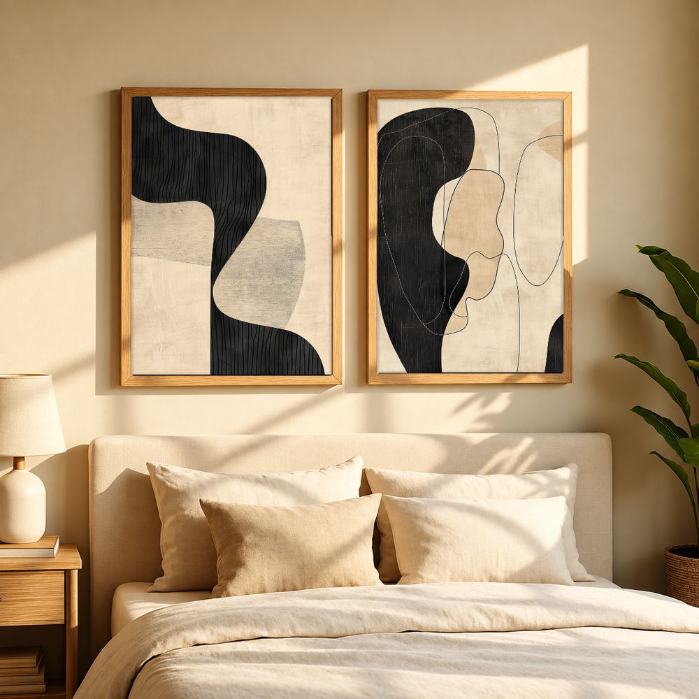 Set de cuadros decorativos que combinan