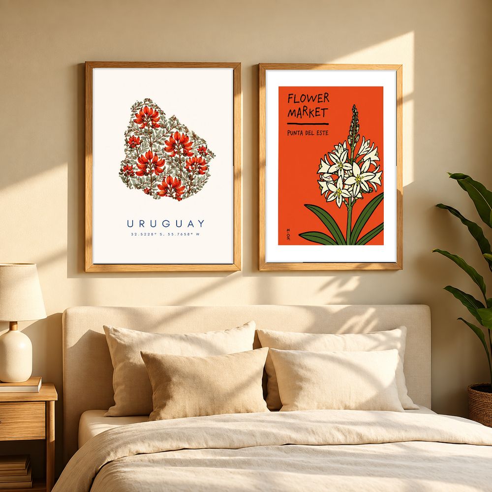 Set de cuadros decorativos que combinan
