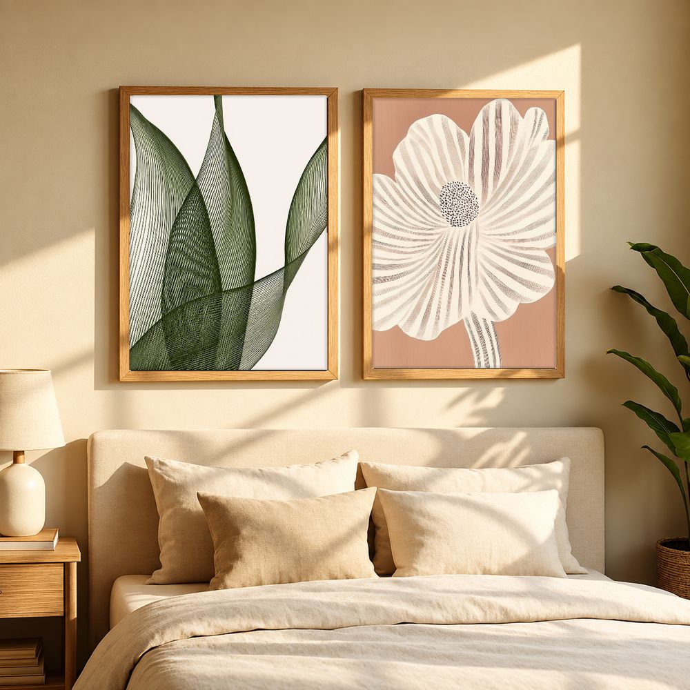 Set de cuadros decorativos que combinan