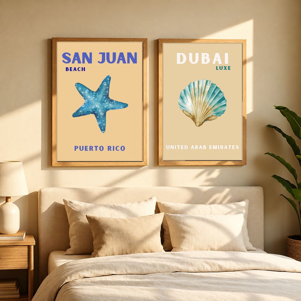 Set de cuadros decorativos que combinan
