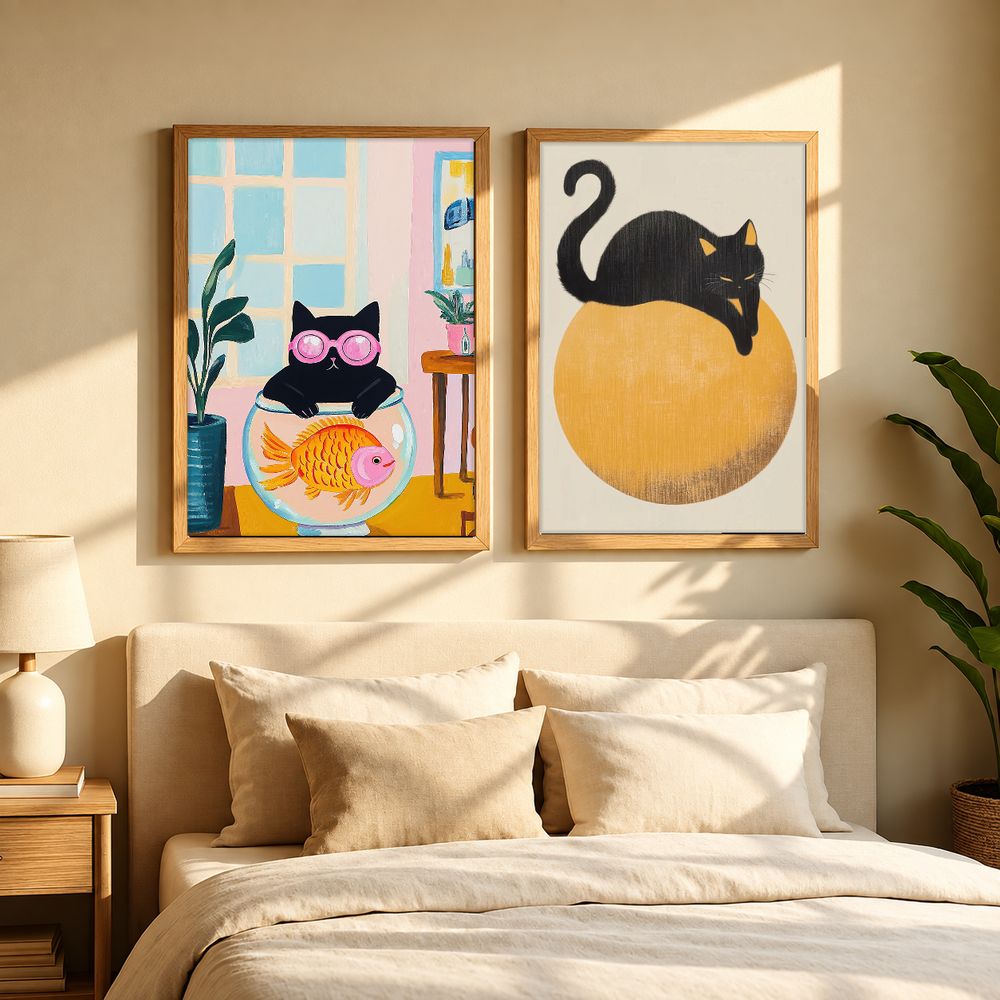 Set de cuadros decorativos que combinan