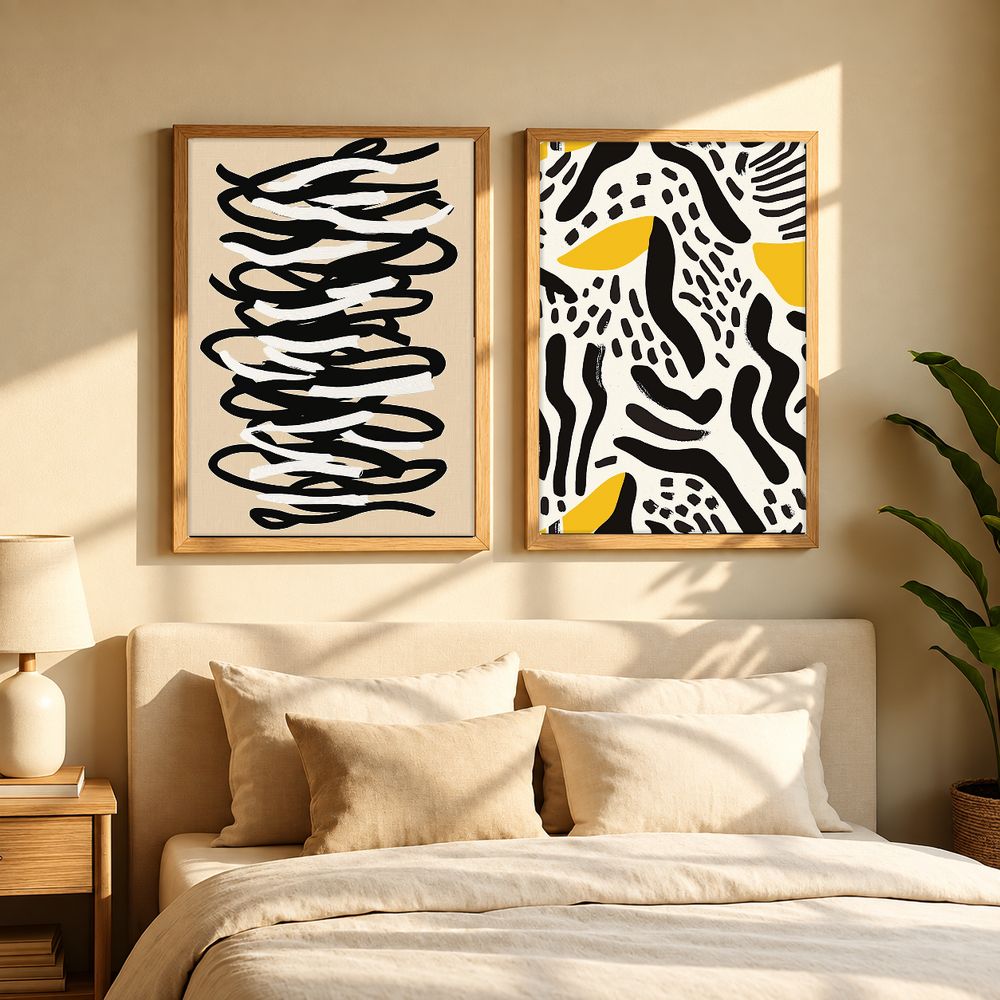 Set de cuadros decorativos que combinan
