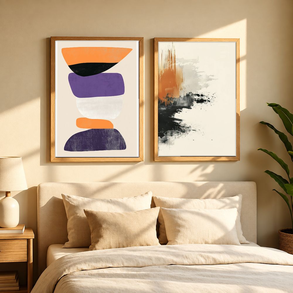Set de cuadros decorativos que combinan