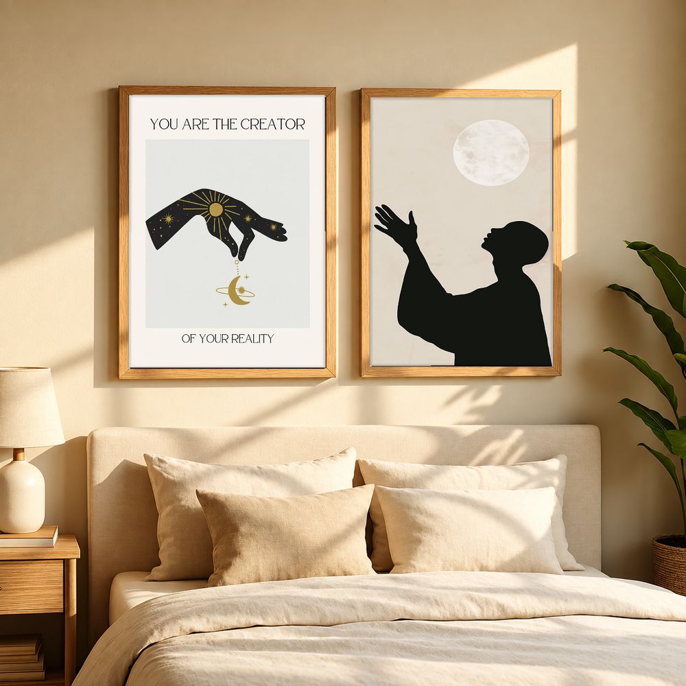 Set de cuadros decorativos que combinan