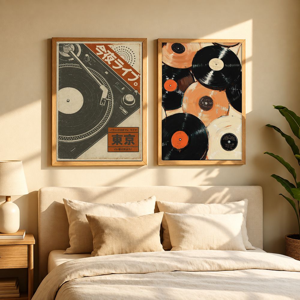 Set de cuadros decorativos que combinan