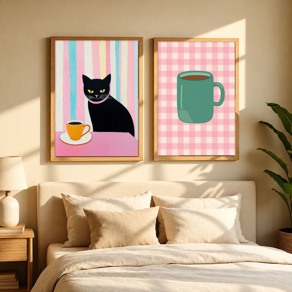 Set de cuadros decorativos que combinan