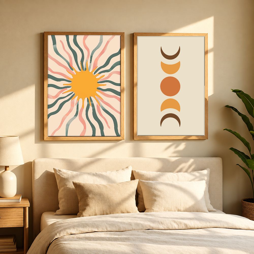 Set de cuadros decorativos que combinan