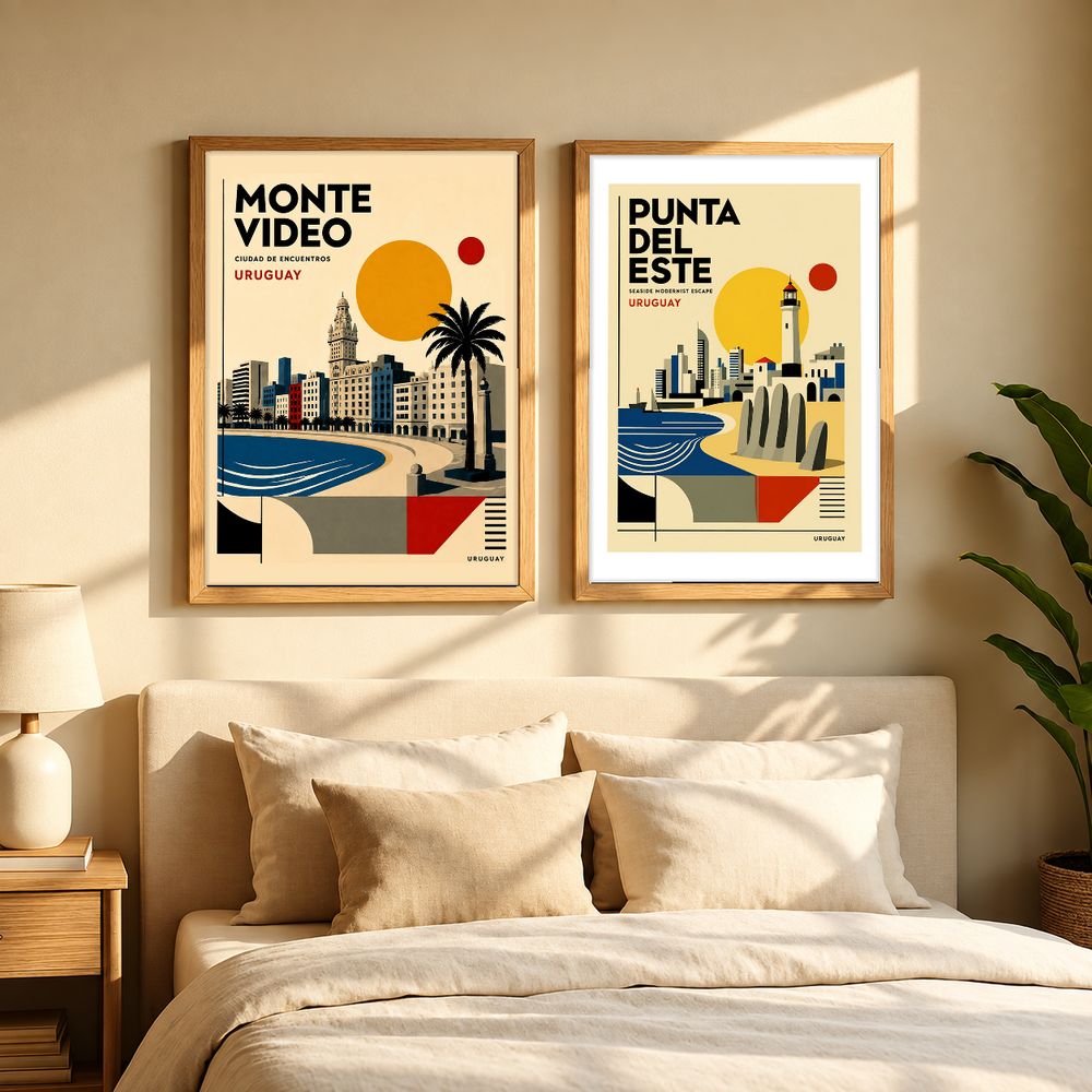 Set de cuadros decorativos que combinan