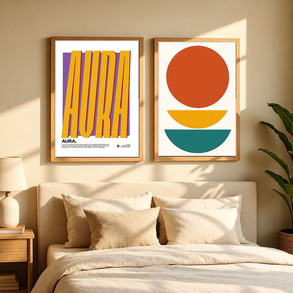 Set de cuadros decorativos que combinan