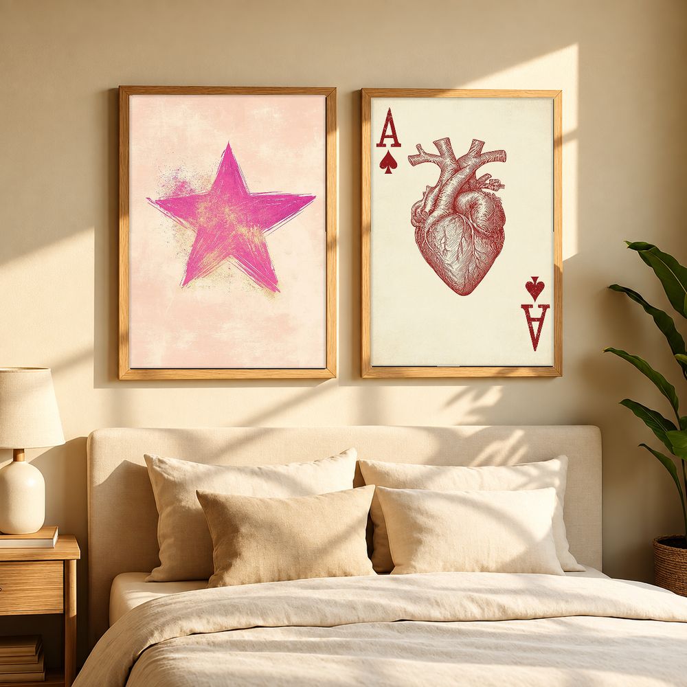 Set de cuadros decorativos que combinan