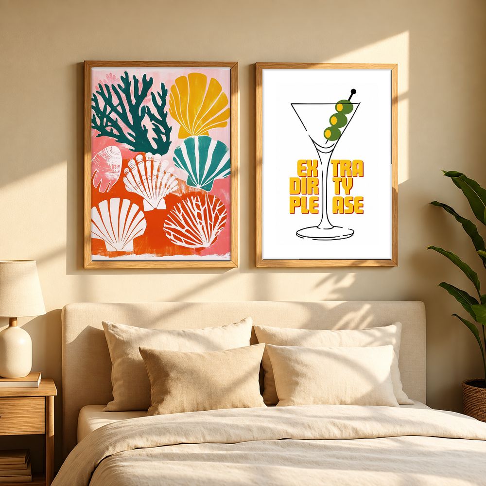 Set de cuadros decorativos que combinan