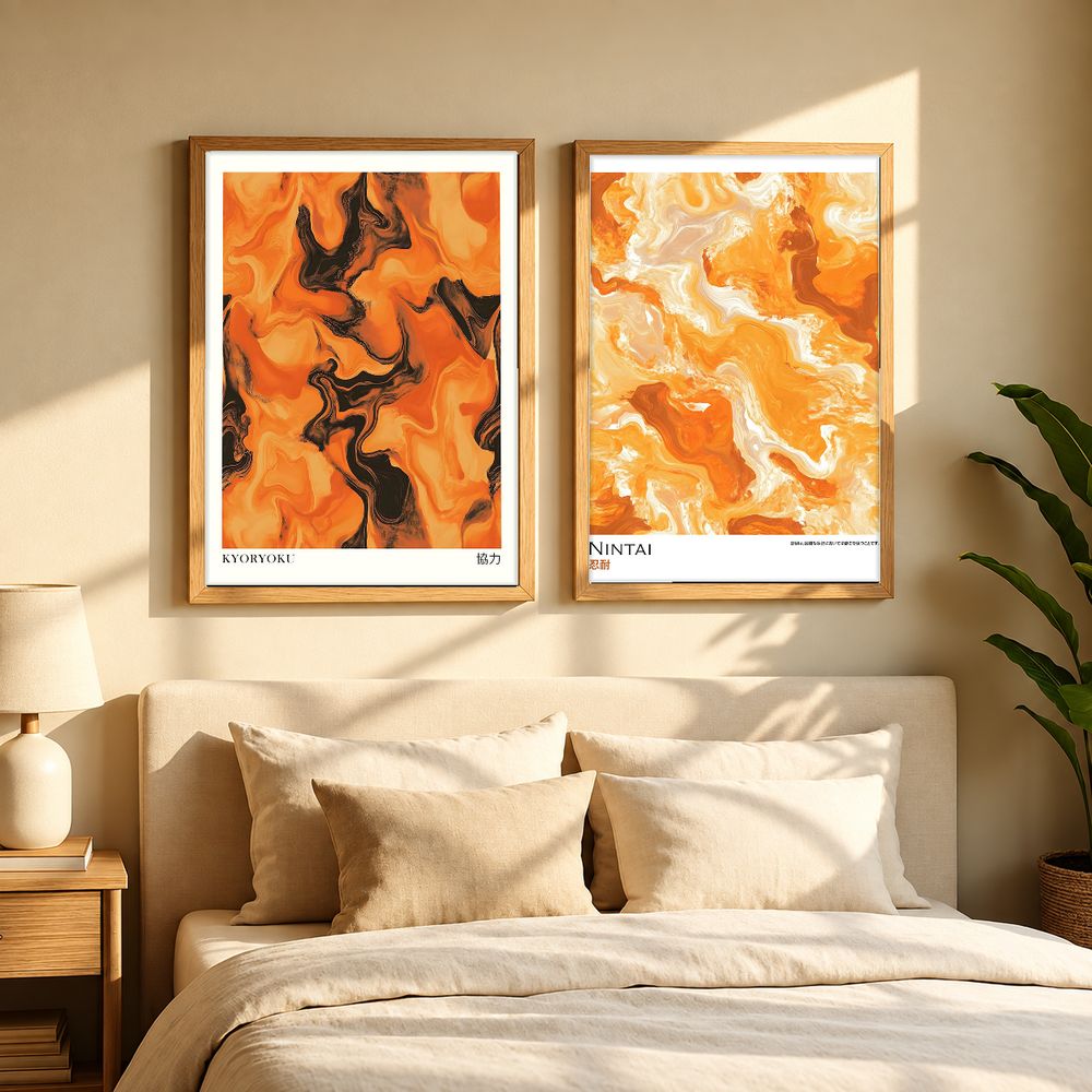 Set de cuadros decorativos que combinan