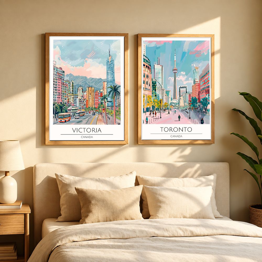 Set de cuadros decorativos que combinan