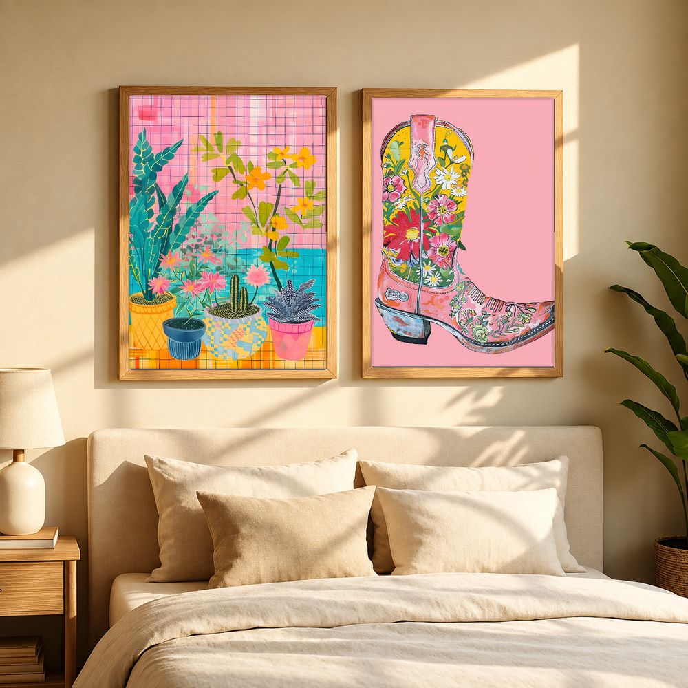 Set de cuadros decorativos que combinan