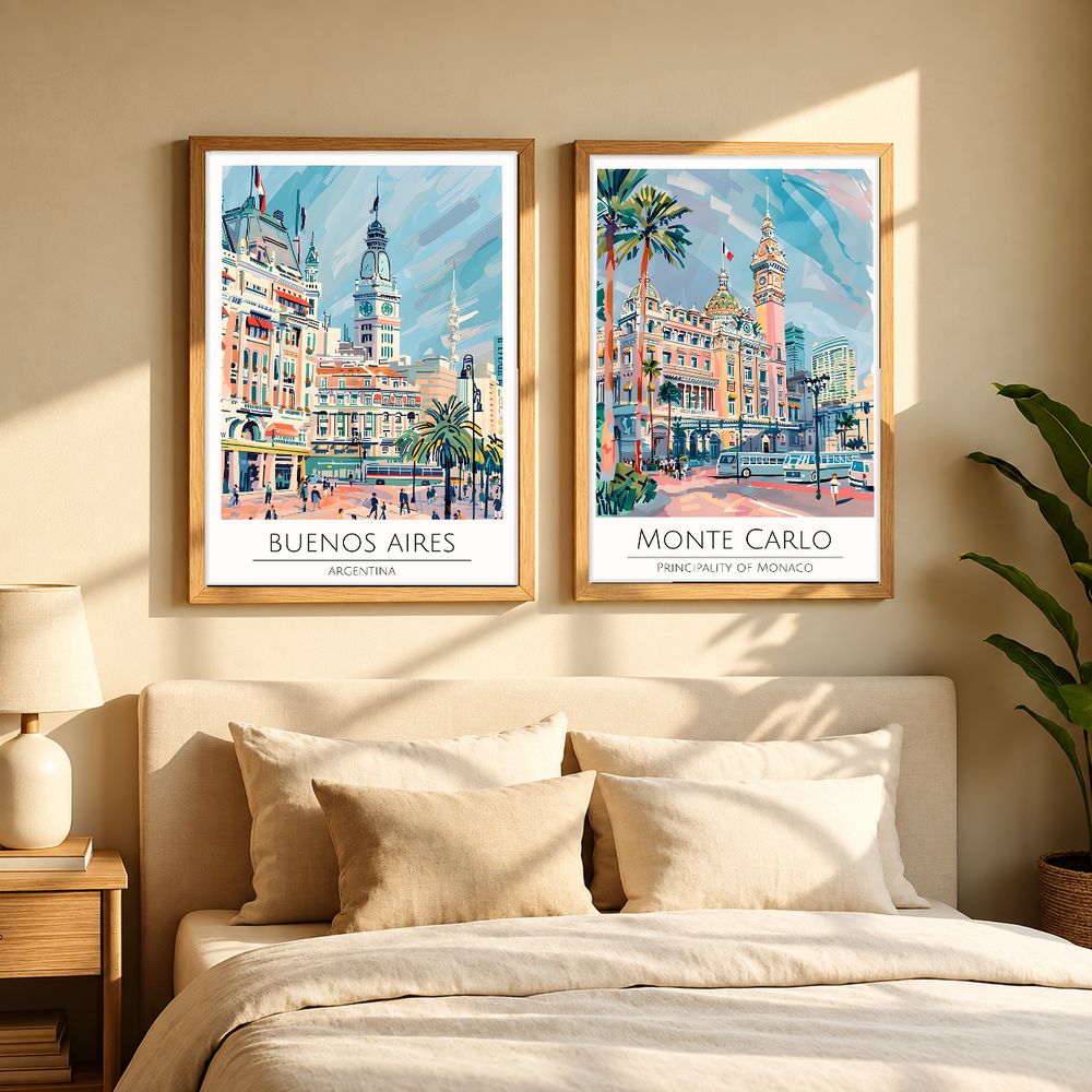 Set de cuadros decorativos que combinan