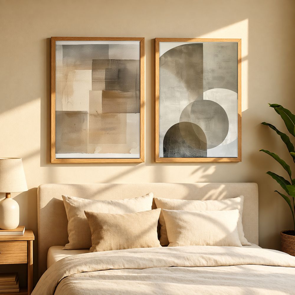 Set de cuadros decorativos que combinan
