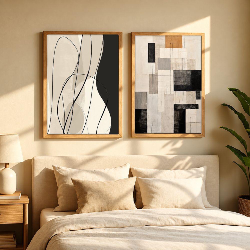 Set de cuadros decorativos que combinan