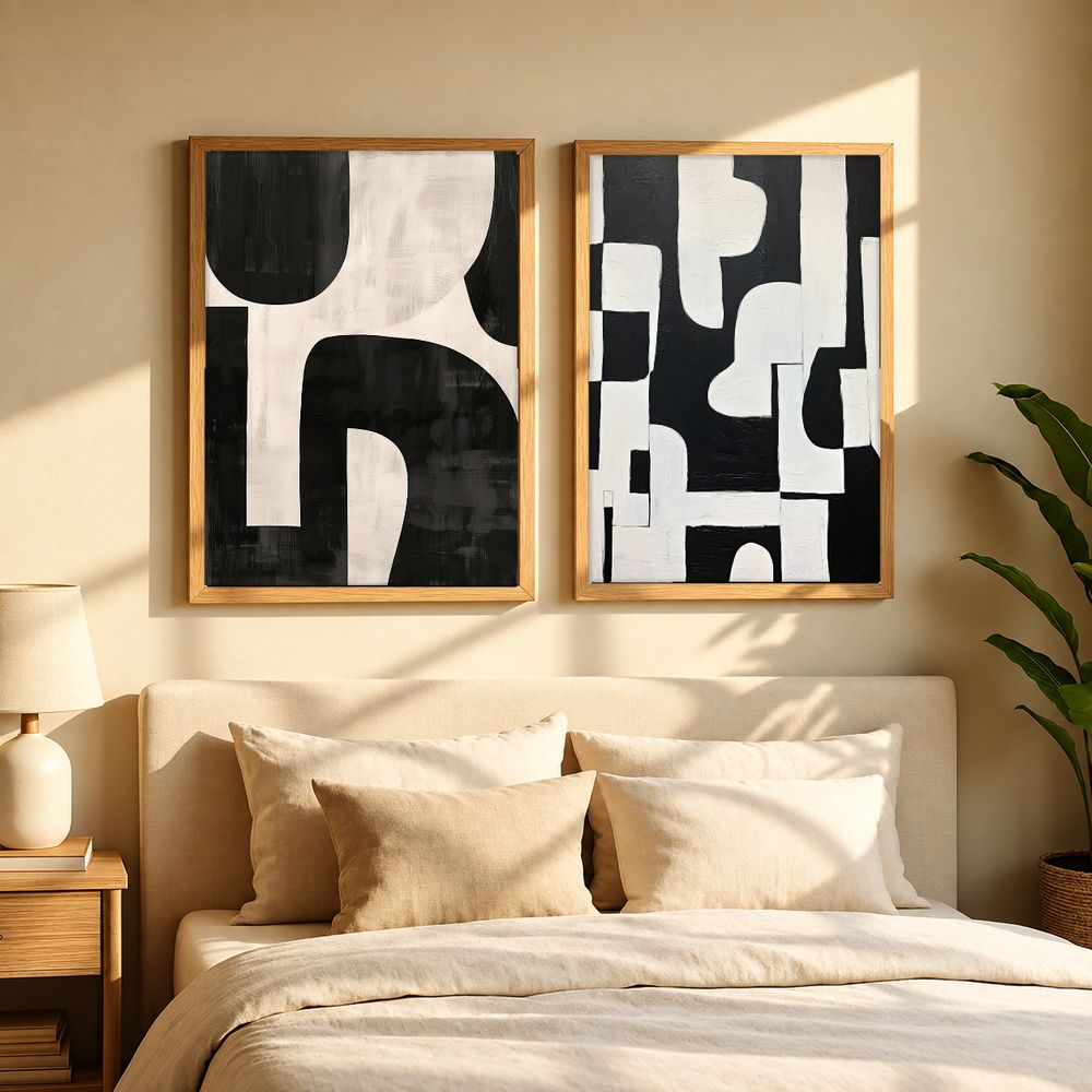 Set de cuadros decorativos que combinan