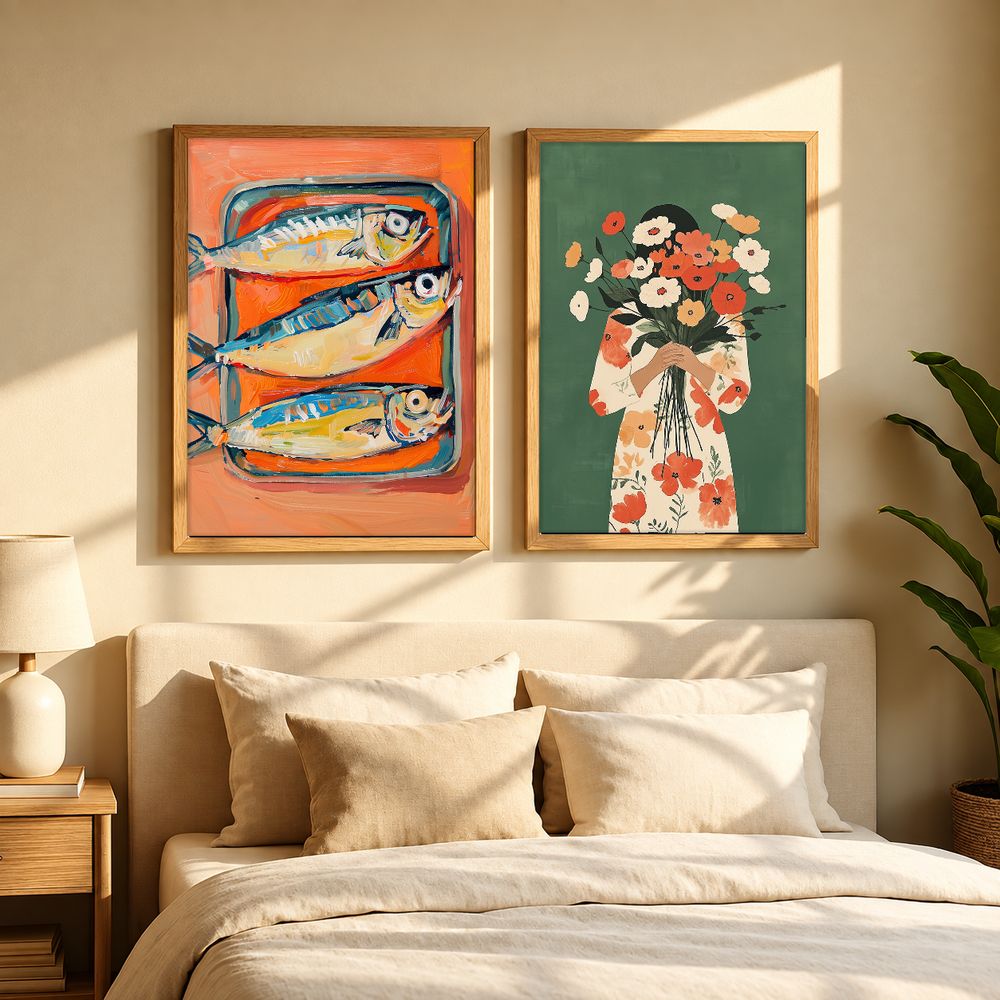 Set de cuadros decorativos que combinan