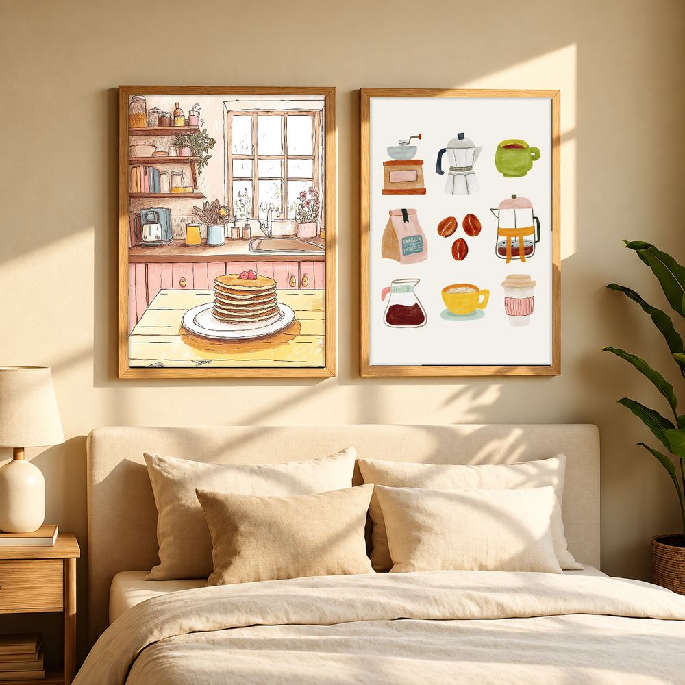 Set de cuadros decorativos que combinan