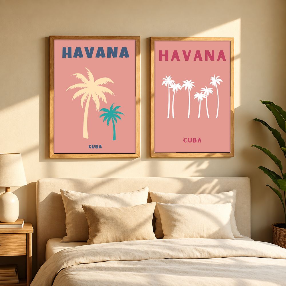 Set de cuadros decorativos que combinan