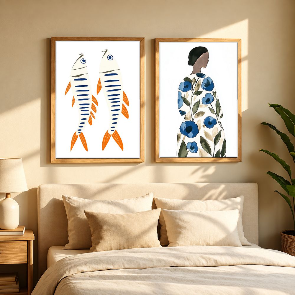 Set de cuadros decorativos que combinan