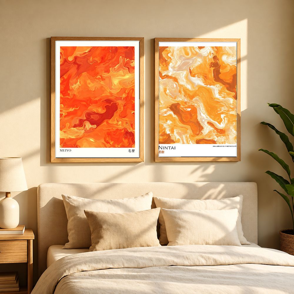 Set de cuadros decorativos que combinan