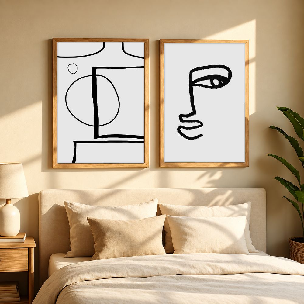 Set de cuadros decorativos que combinan