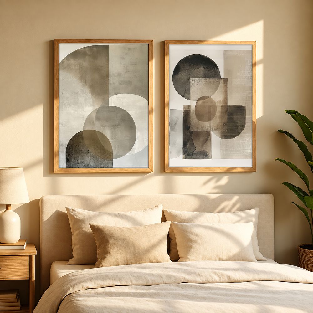 Set de cuadros decorativos que combinan