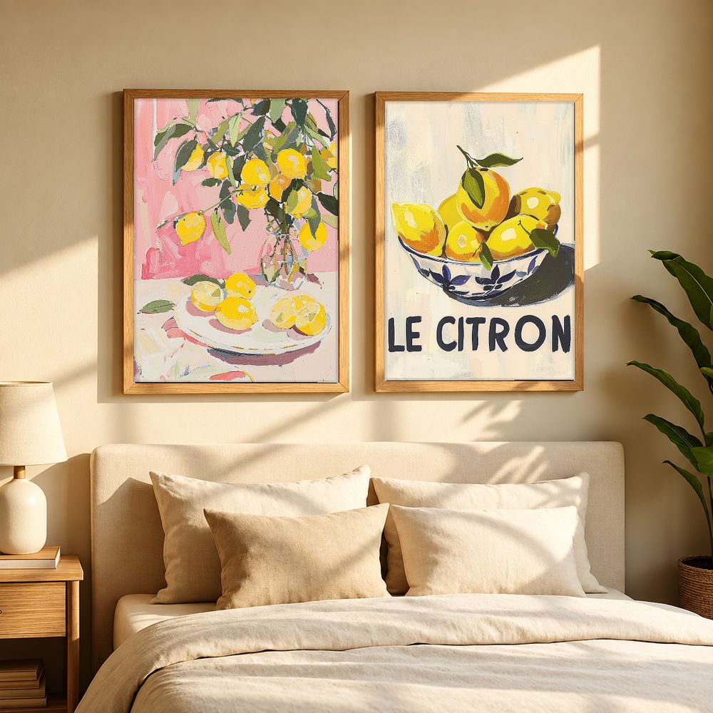 Set de cuadros decorativos que combinan