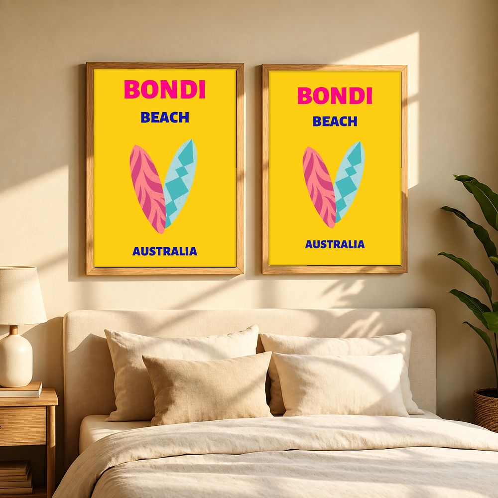 Set de cuadros decorativos que combinan