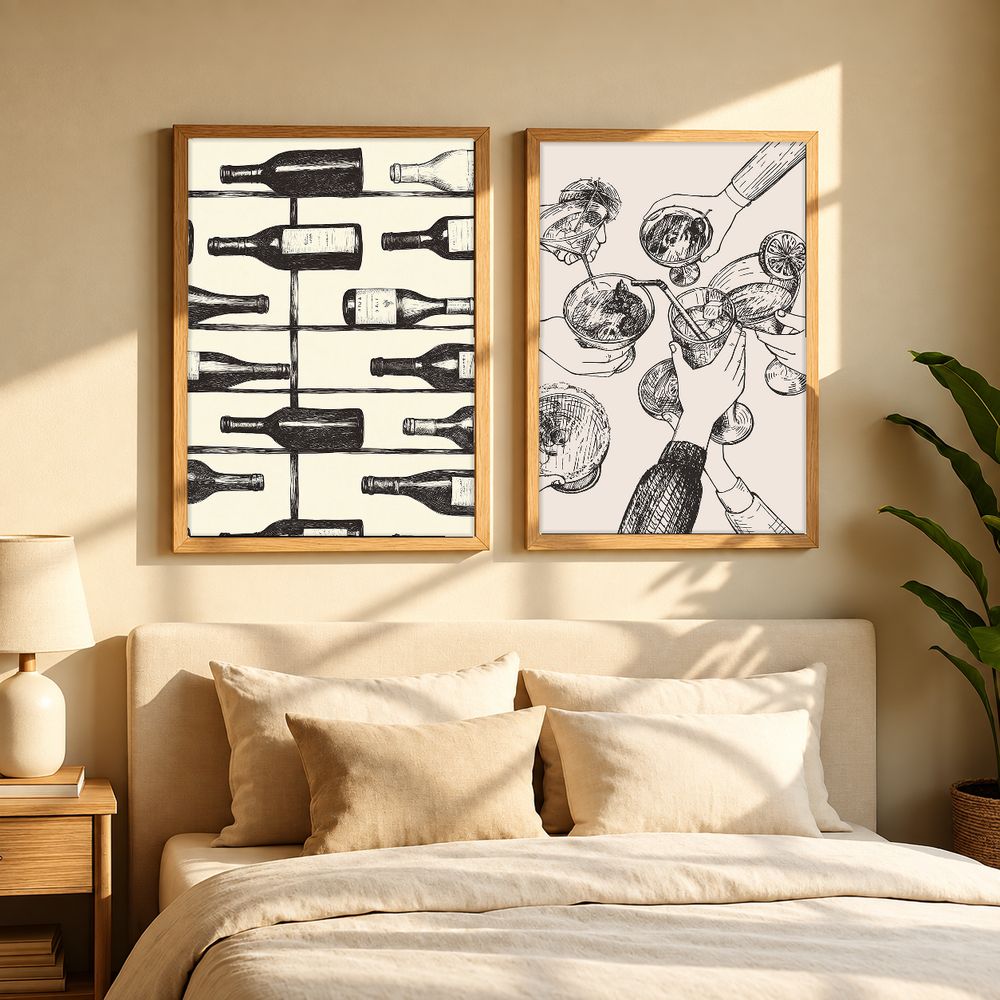 Set de cuadros decorativos que combinan