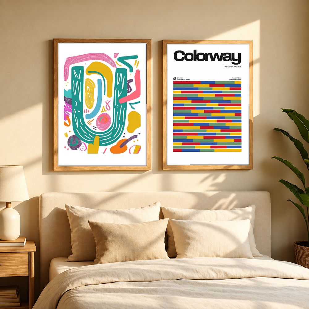 Set de cuadros decorativos que combinan