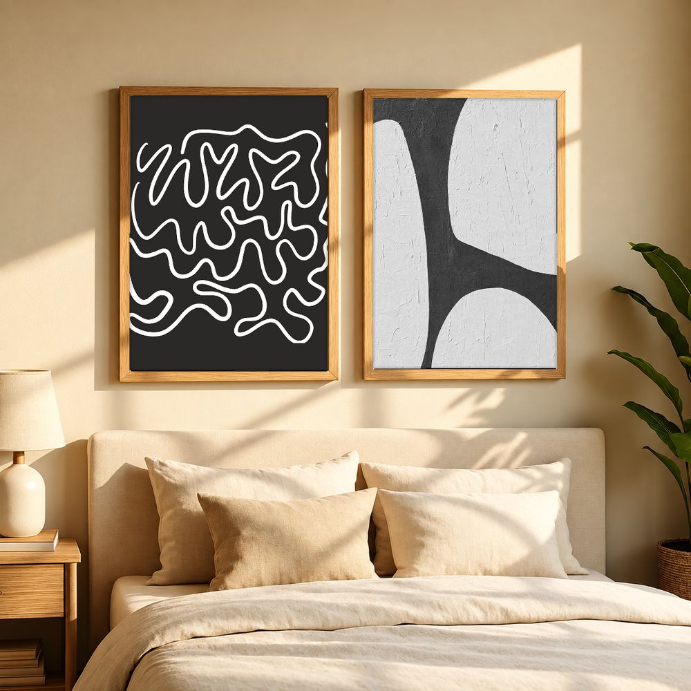 Set de 2 cuadros decorativos que combinan