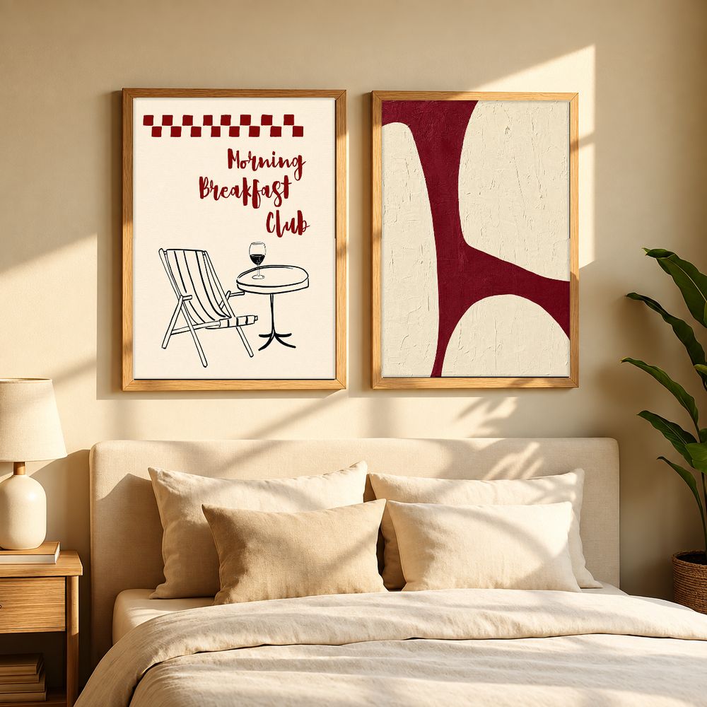 Set de 2 cuadros decorativos que combinan