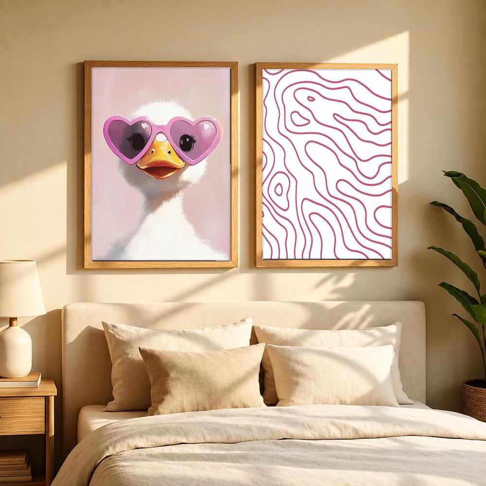 Set de 2 cuadros decorativos que combinan