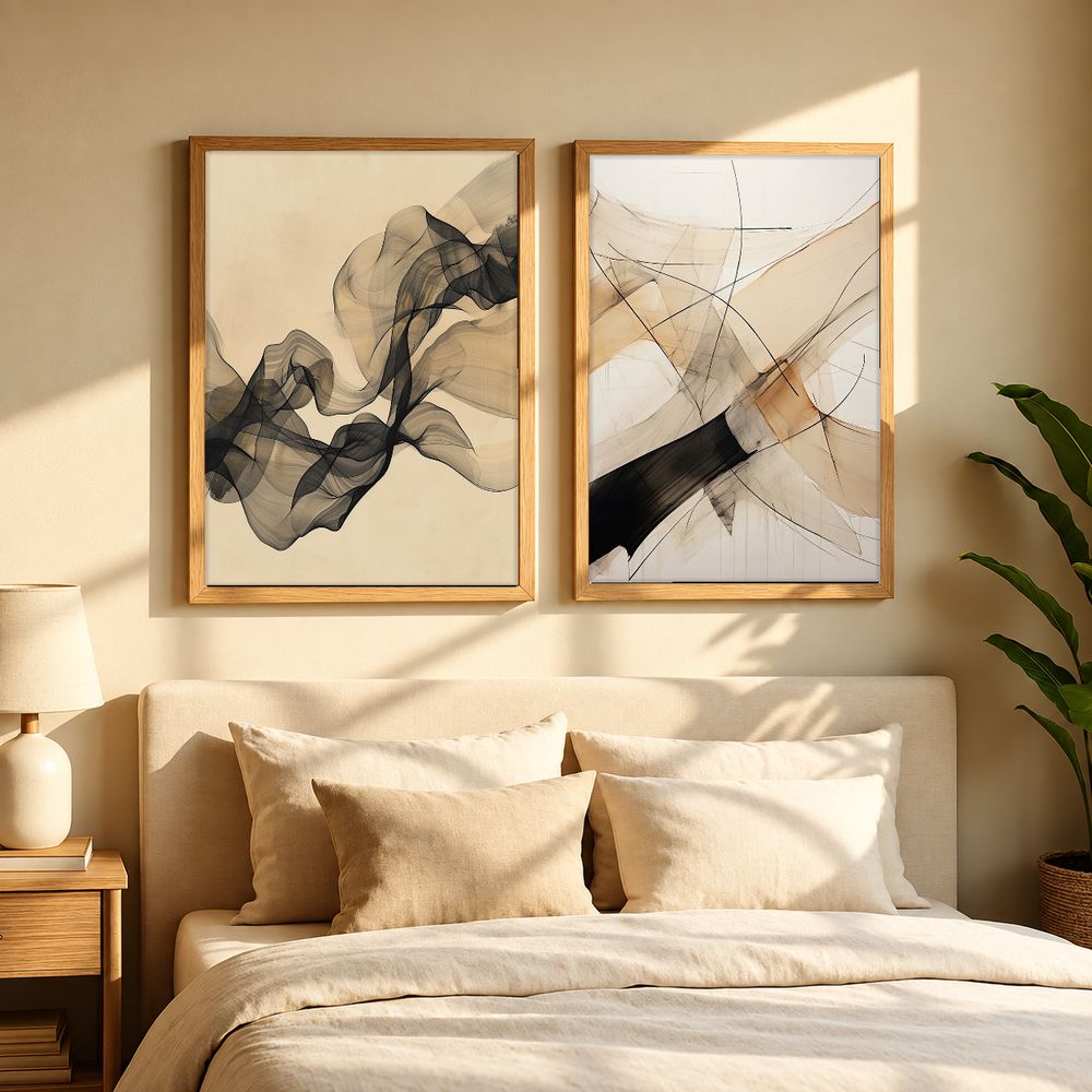 Set de 2 cuadros decorativos que combinan