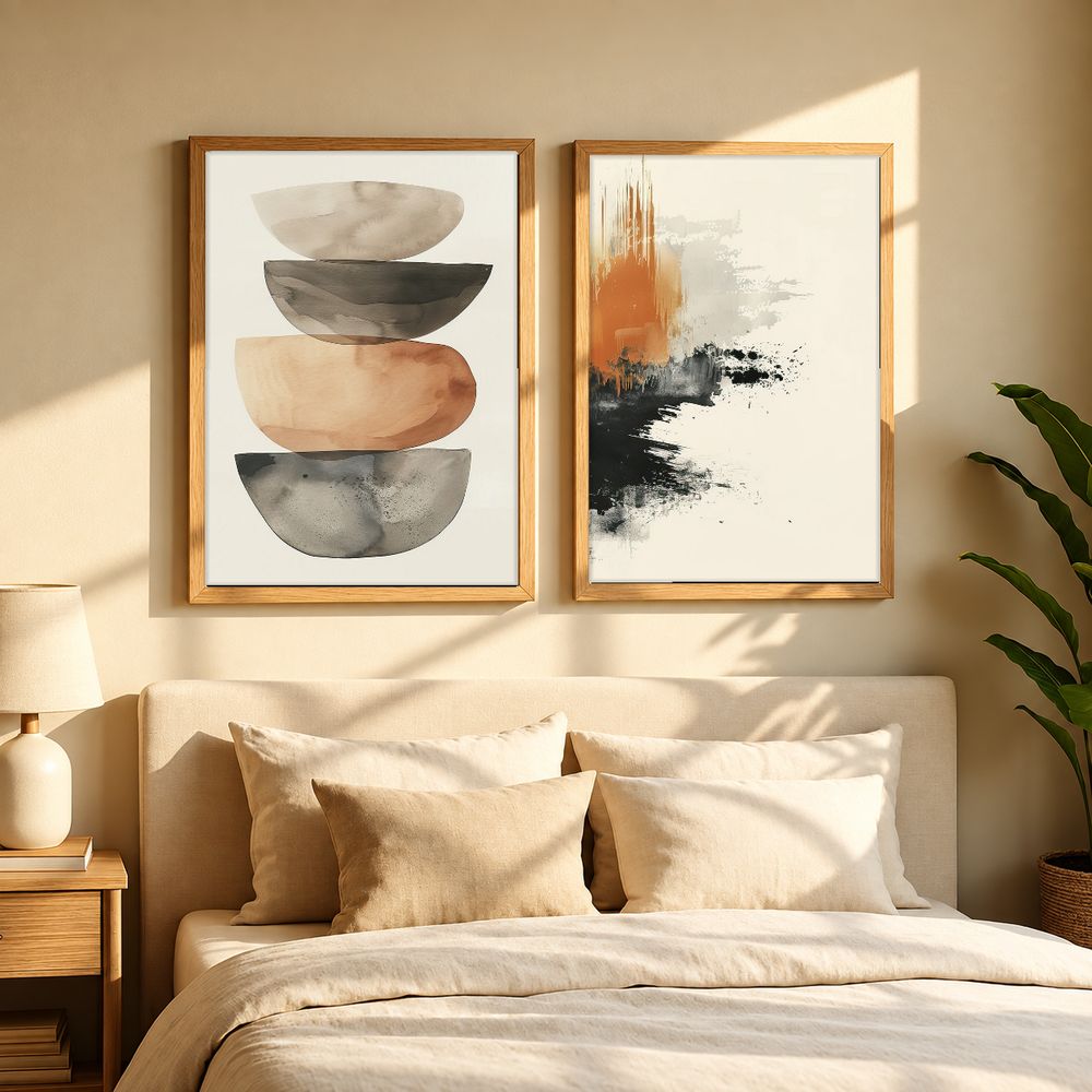 Set de 2 cuadros decorativos que combinan