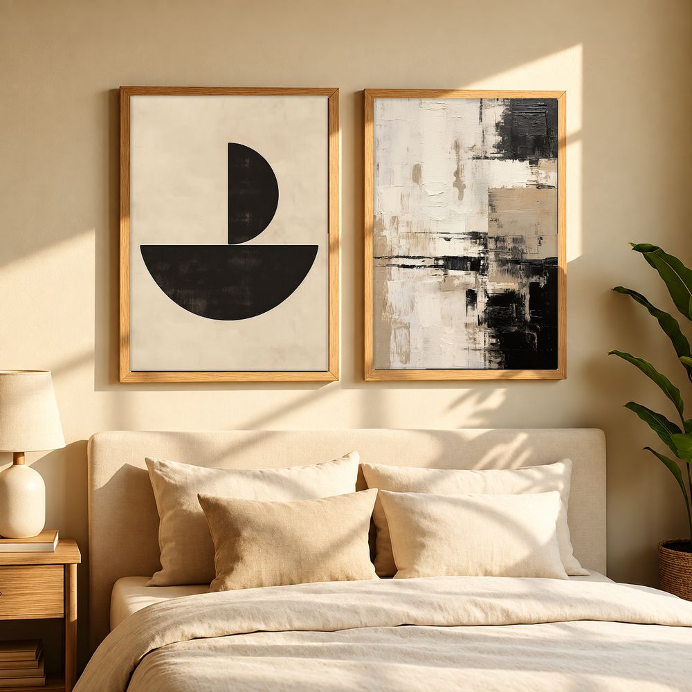 Set de 2 cuadros decorativos que combinan