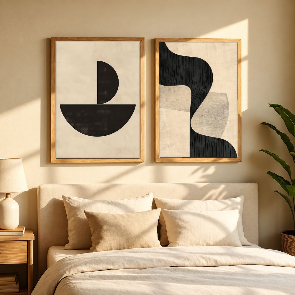 Set de 2 cuadros decorativos que combinan