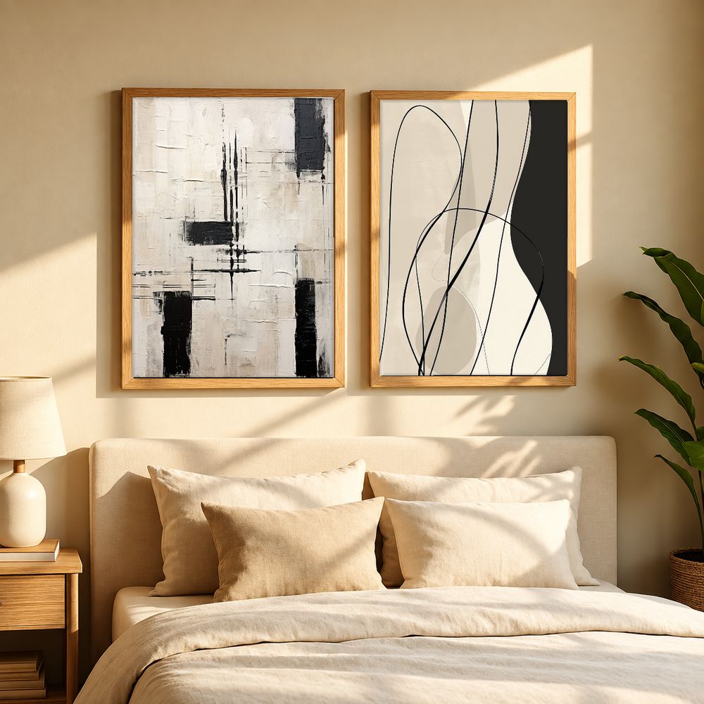 Set de 2 cuadros decorativos que combinan
