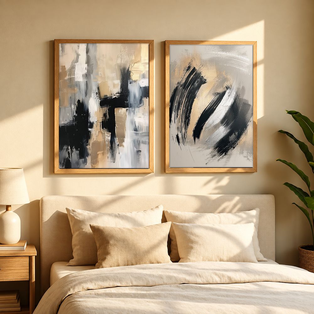 Set de 2 cuadros decorativos que combinan