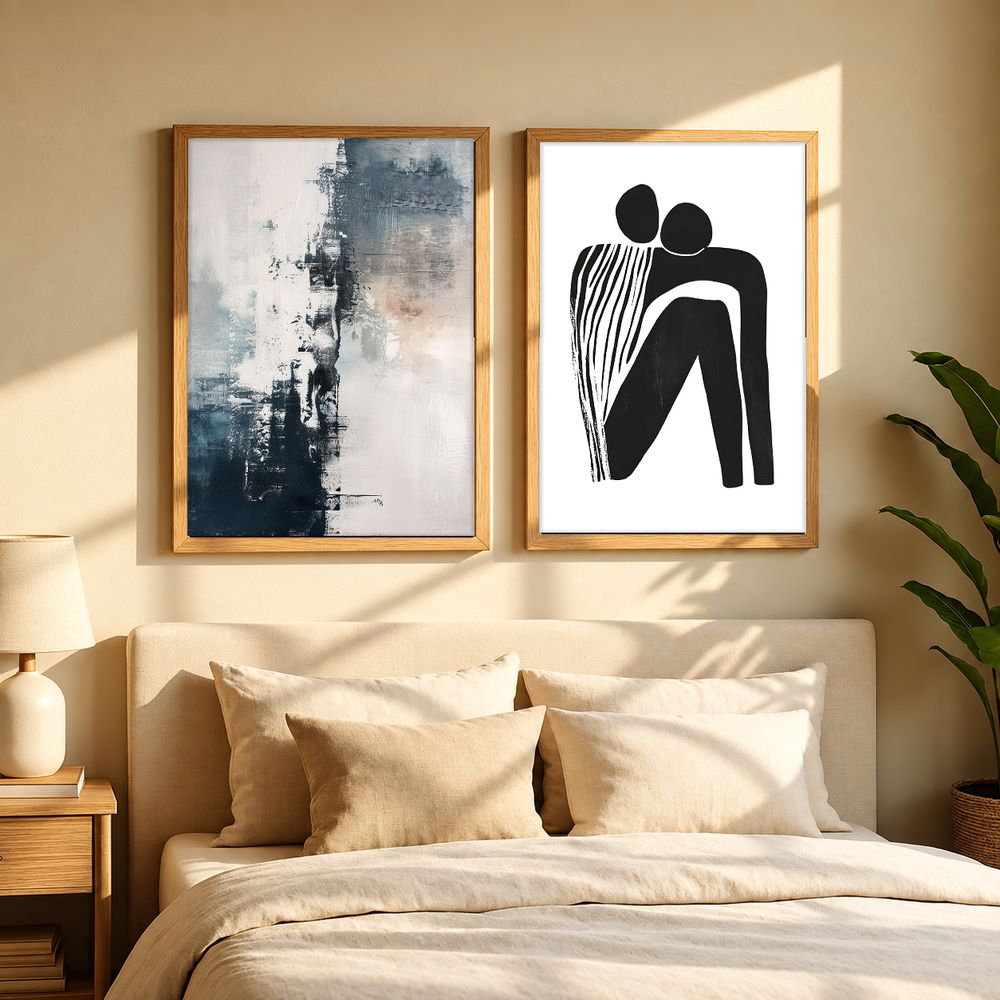 Set de 2 cuadros decorativos que combinan