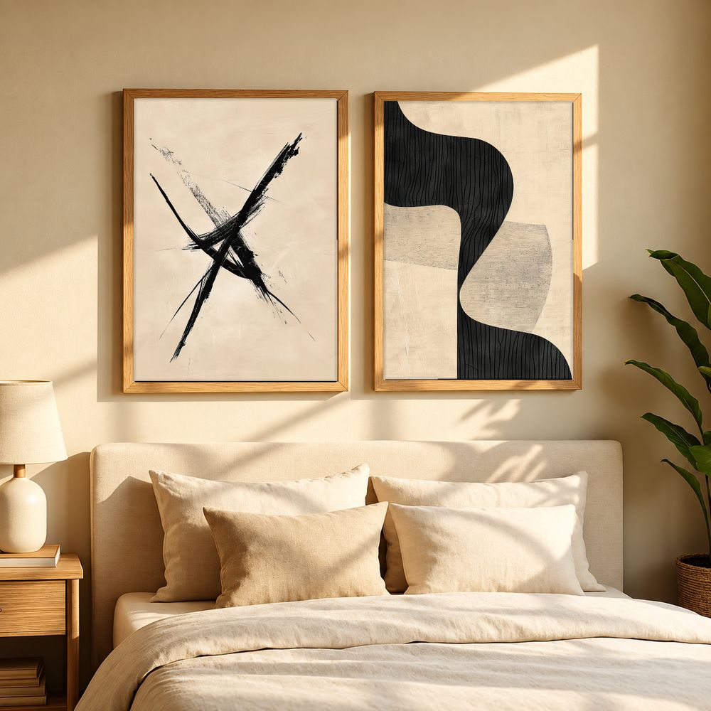 Set de 2 cuadros decorativos que combinan