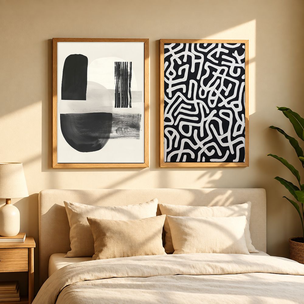 Set de 2 cuadros decorativos que combinan
