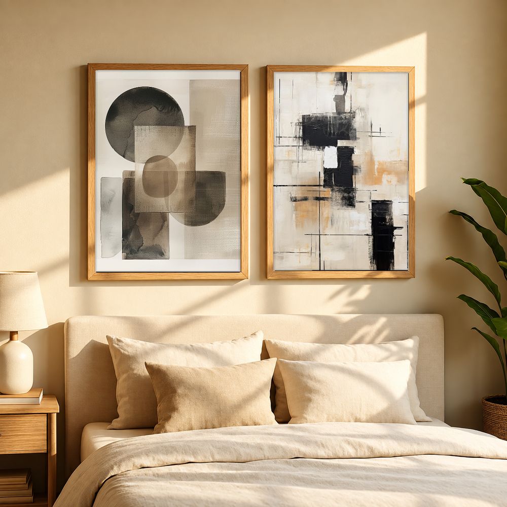Set de 2 cuadros decorativos que combinan