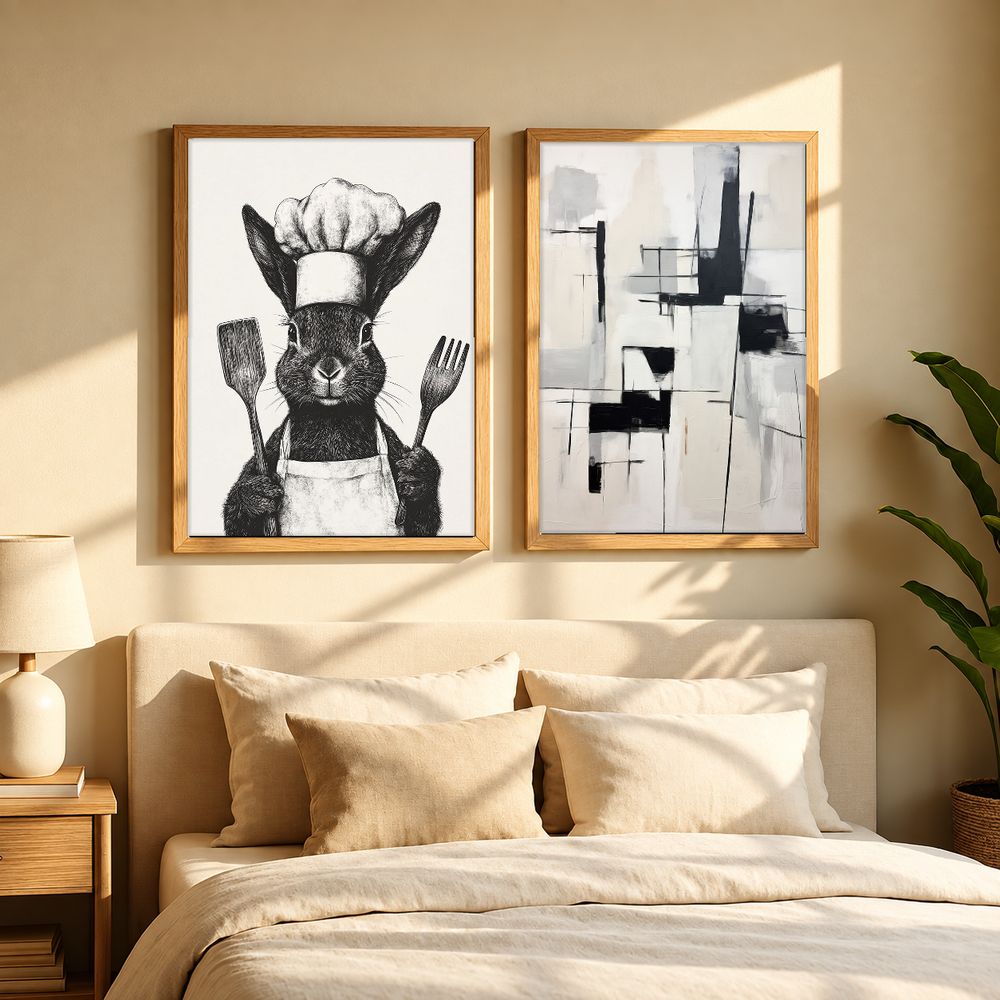 Set de 2 cuadros decorativos que combinan