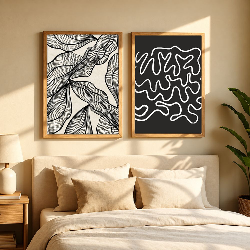 Set de 2 cuadros decorativos que combinan
