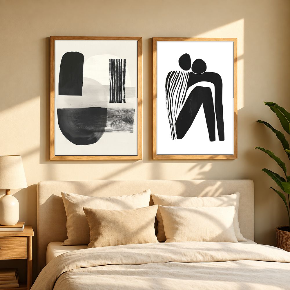 Set de 2 cuadros decorativos que combinan