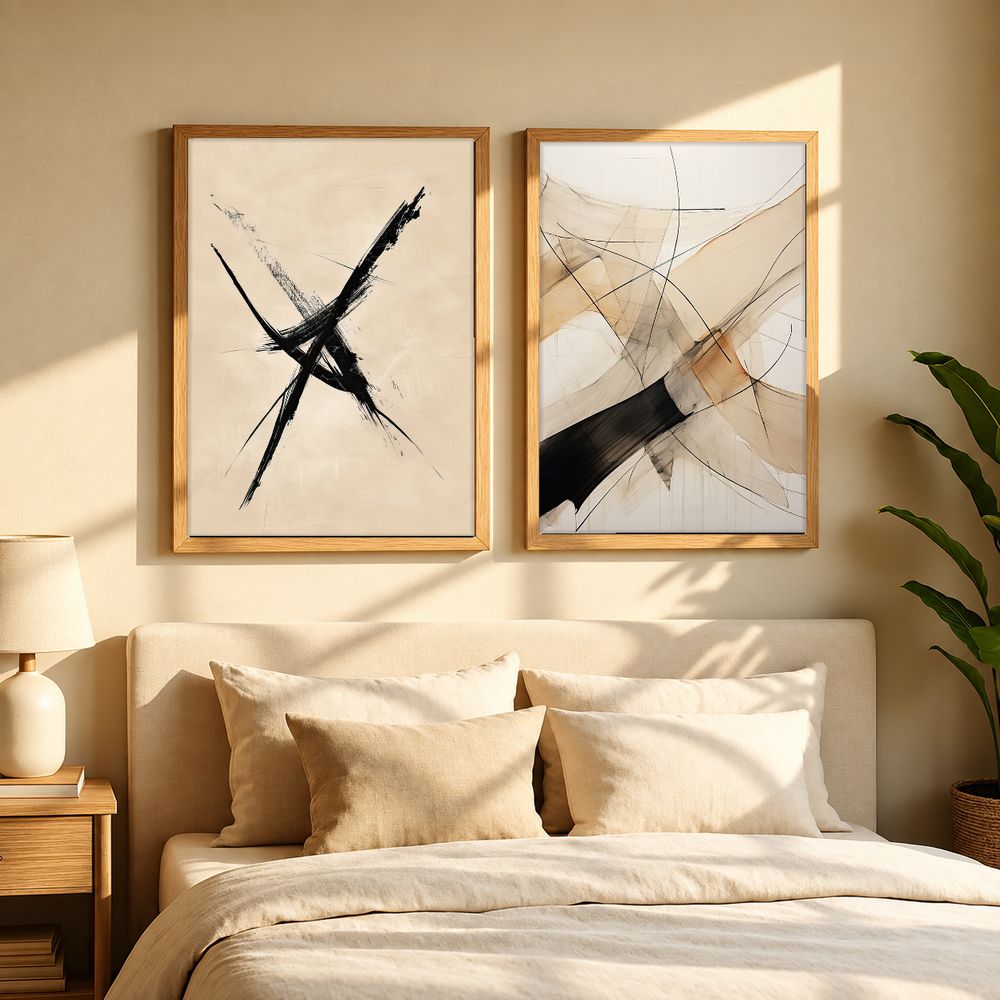 Set de 2 cuadros decorativos que combinan